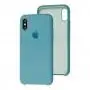 Чехол silicone case для iPhone Xs Max cactus