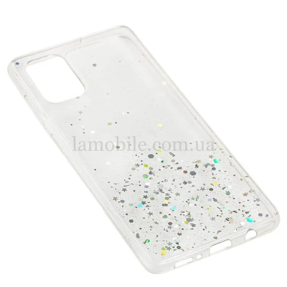 Чохол для Samsung Galaxy A71 (A715) Wave confetti white