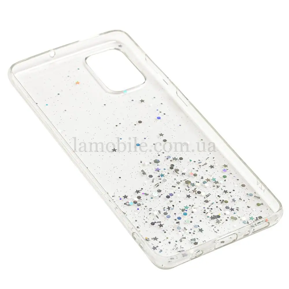 Чохол для Samsung Galaxy A71 (A715) Wave confetti white