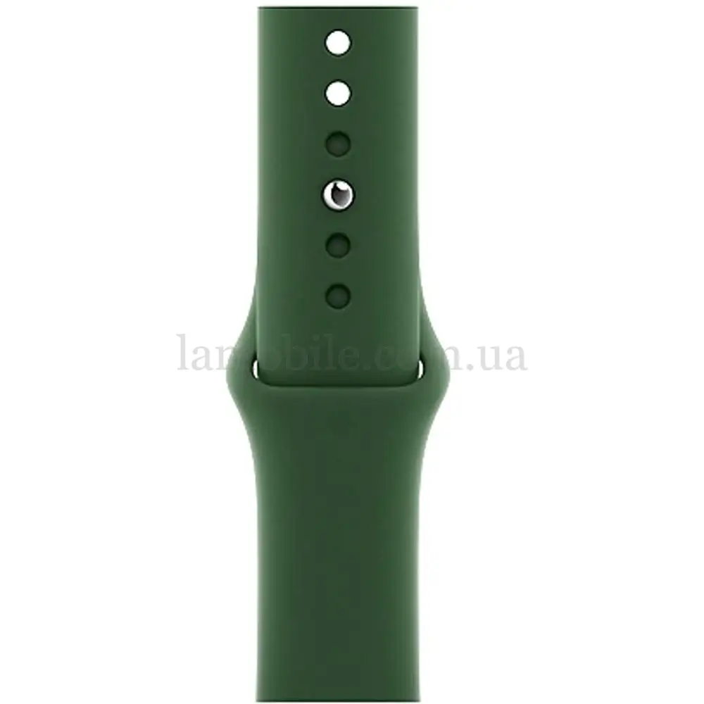 Ремешок для Apple Watch 38 / 40mm Band Silicone One-Piece темно-зеленый