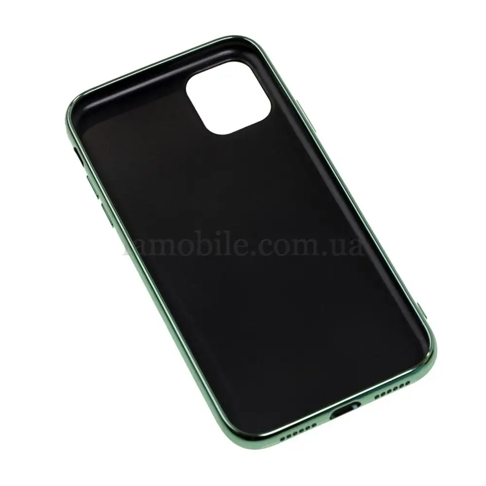 Чохол для iPhone 11 Silicone case (TPU) салатовий