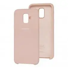 Чохол для Samsung Galaxy A6 2018 (A600) Silky Soft Touch блідо-рожевий