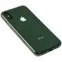 Чехол для iPhone X / Xs Silicone case (TPU) темно-зеленый