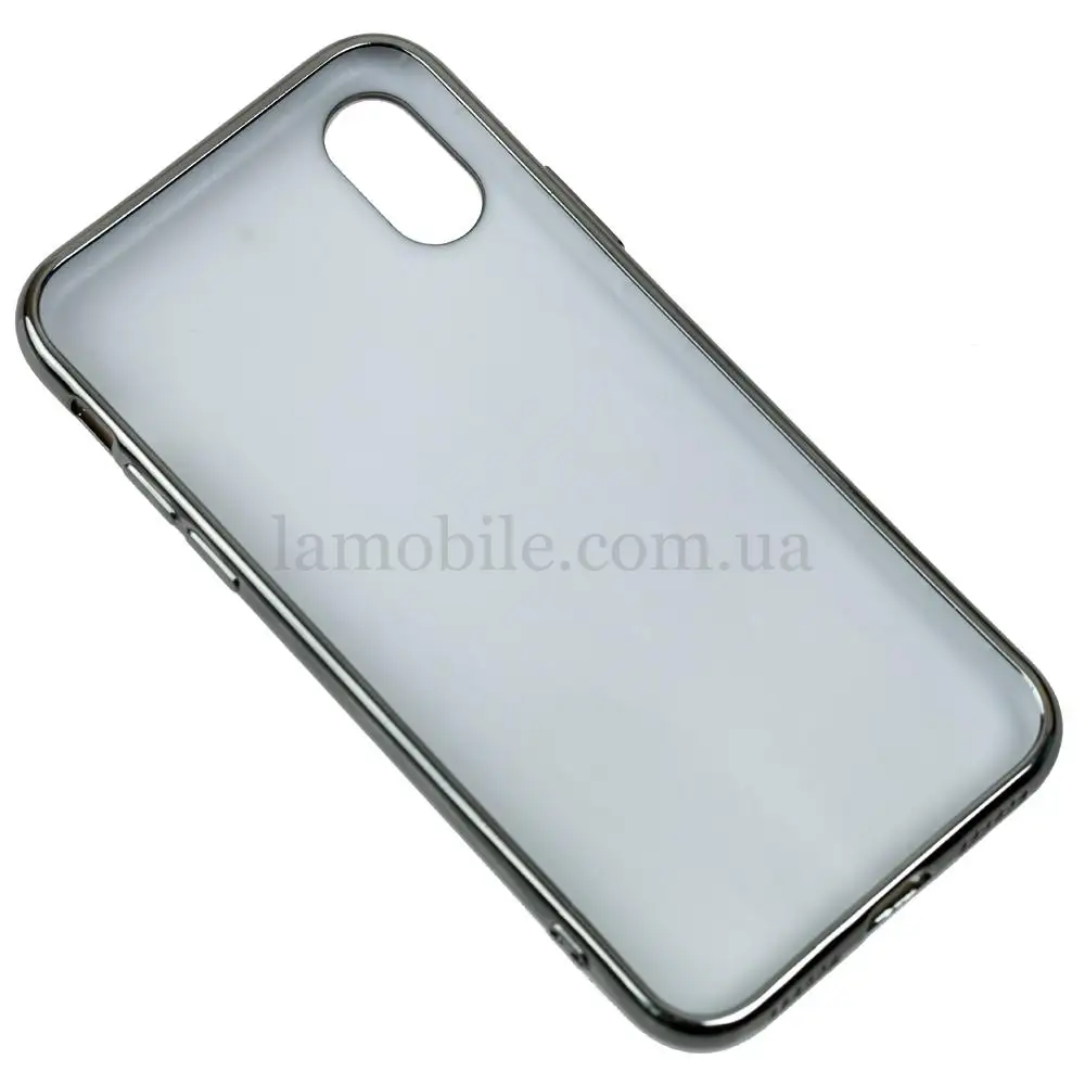 Чехол для iPhone X / Xs Silicone case (TPU) темно-зеленый