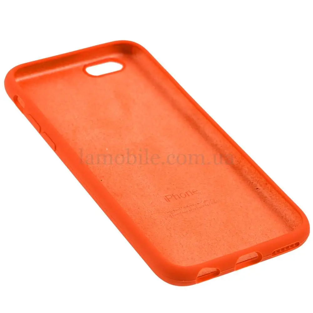 Чохол для iPhone 6/6s Silicone Full помаранчевий / apricot