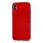 Чехол для iPhone X / Xs Soft matt красный