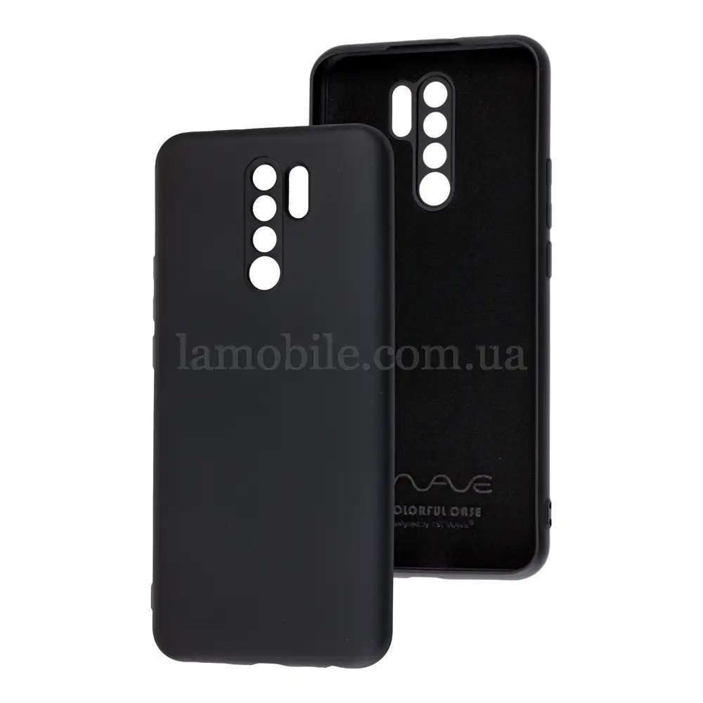 Чохол для Xiaomi Redmi 9 Wave camera colorful black