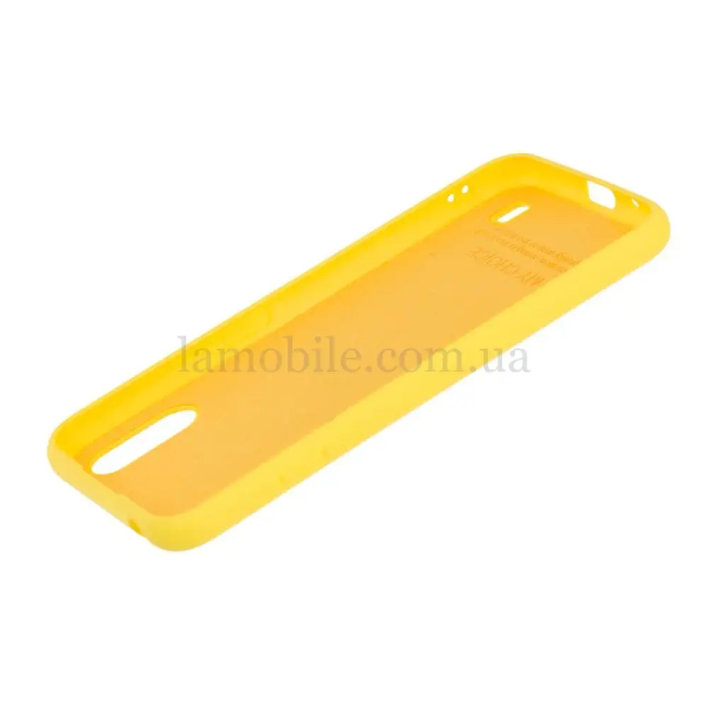 Чехол для Samsung Galaxy A01 (A015) Silicone Full желтый
