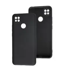 Чехол для Xiaomi Redmi 9C / 10A Lime silicon no logo black