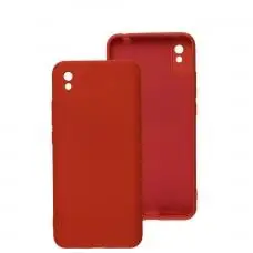 Чехол для Xiaomi Redmi 9A Lime silicon no logo red