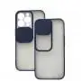 Чохол для iPhone 13 Pro LikGus Camshield camera protect синій
