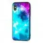 Чохол для iPhone X / Xs glass "зірки"