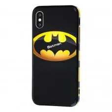 Чехол для iPhone X / Xs glass "Batman"