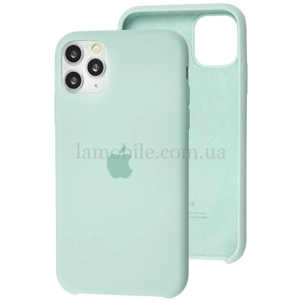Чохол Silicone для iPhone 11 Pro Max Premium case seafoam