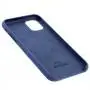 Чехол Silicone для iPhone 11 Premium case linen blue
