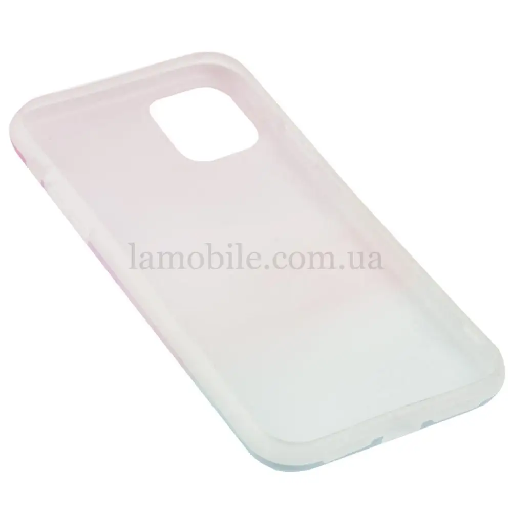 Чехол для iPhone 11 Pro Max Design Mramor Glossy розовый