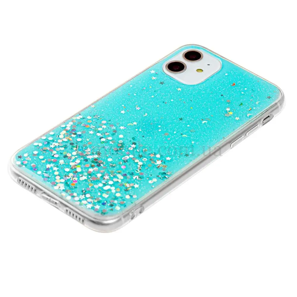 Чохол для iPhone 11 HQ Silicone Confetti синій