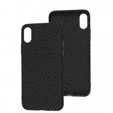 Чохол для iPhone X / Xs Carbon New black