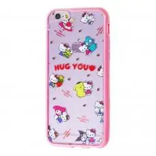 Чехол Hello Kitty для iPhone 6 Hug You розовый