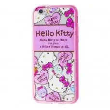 Чехол Hello Kitty для iPhone 6 feline friend розовый