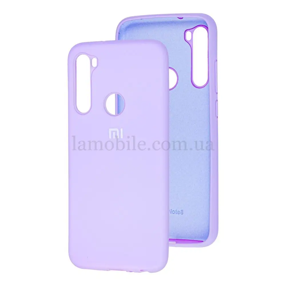 Чохол для Xiaomi Redmi Note 8 Silicone Full світло-фіолетовий