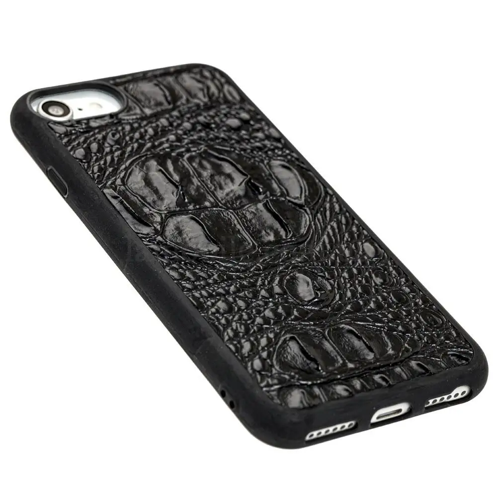 Чехол для iPhone 7 / 8 / SE 20 Reptile Croco черный