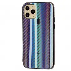 Чехол для iPhone 11 Pro Carbon Gradient Hologram черный