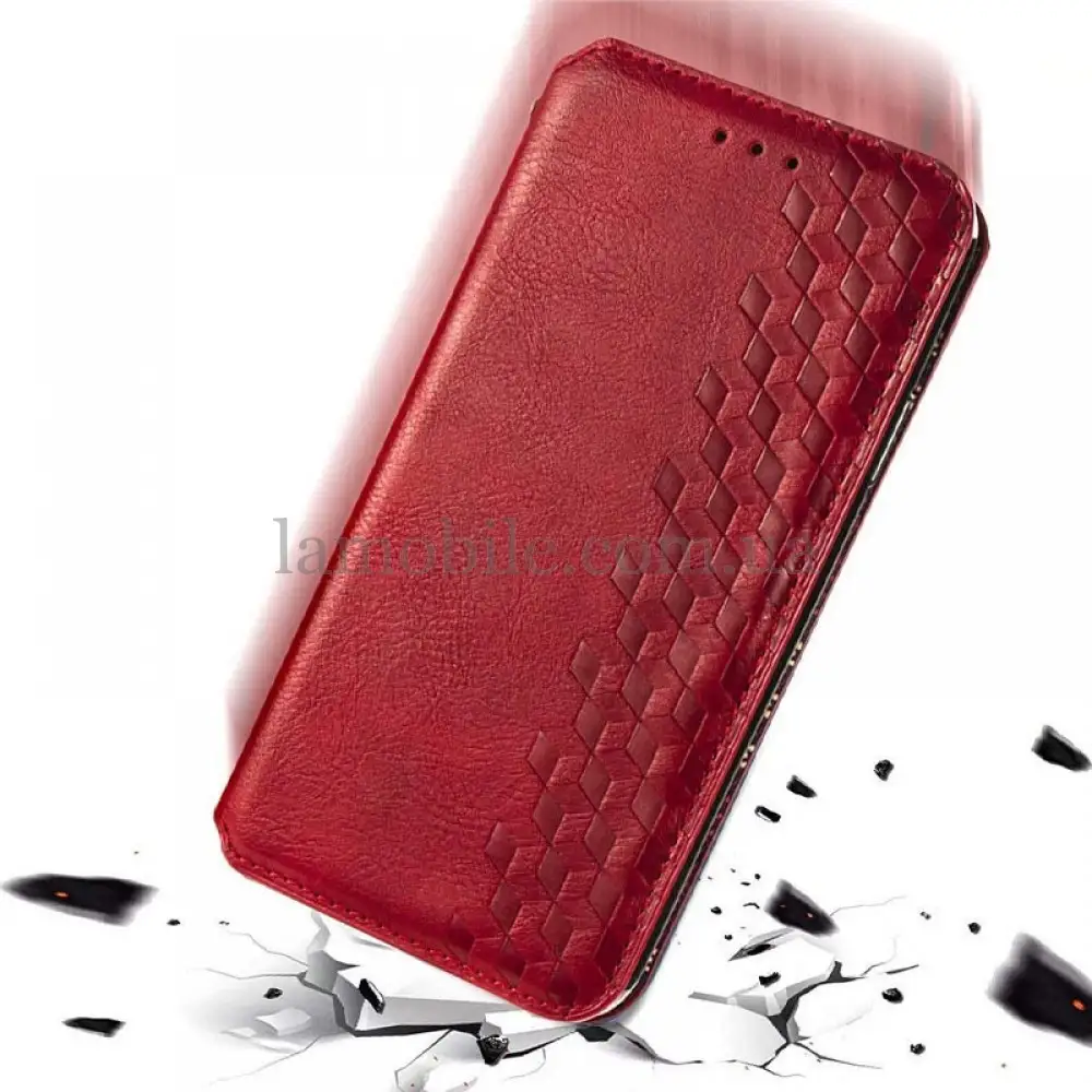 Чохол книжка для Xiaomi Poco X5 / Note 12 5G Getman Cubic червоний