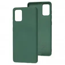 Чехол для Samsung Galaxy A71 (A715) Wave colorful forest green