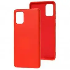 Чехол для Samsung Galaxy A71 (A715) Wave colorful red