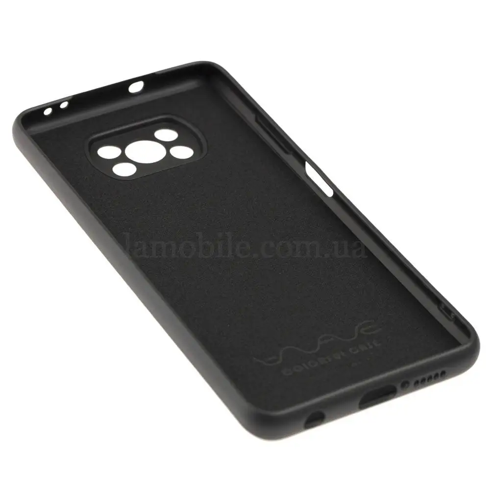 Чехол для Xiaomi Poco X3 Wave colorful black