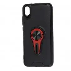 Чохол для Xiaomi Redmi 7A Car mount із магнітом чорно-червоний