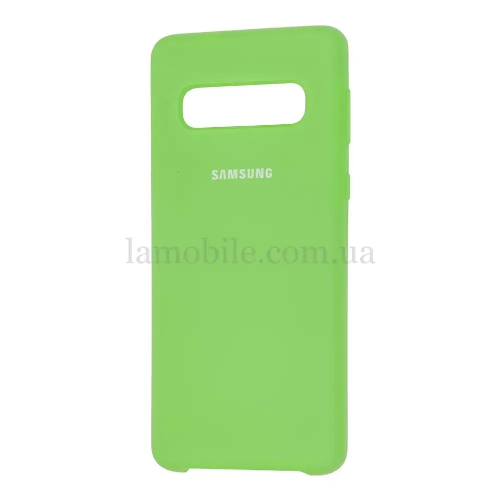 Чохол Samsung Galaxy S10 (G973) Silky Soft Touch зелений