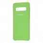 Чохол Samsung Galaxy S10 (G973) Silky Soft Touch зелений