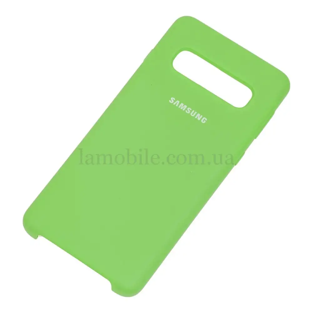 Чохол Samsung Galaxy S10 (G973) Silky Soft Touch зелений