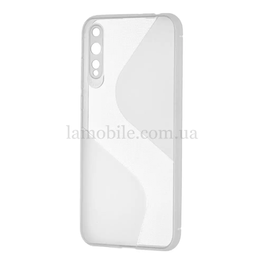 Чохол для Huawei P Smart S силікон хвиля прозорий