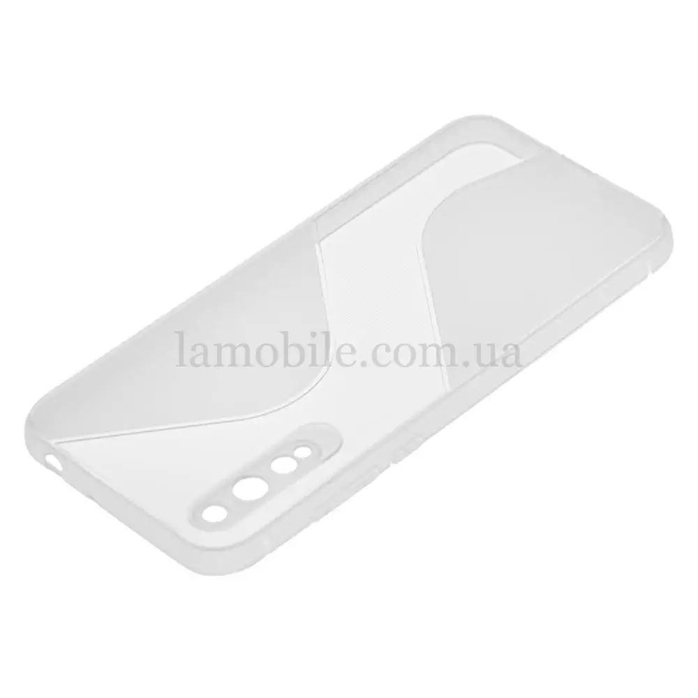 Чохол для Huawei P Smart S силікон хвиля прозорий