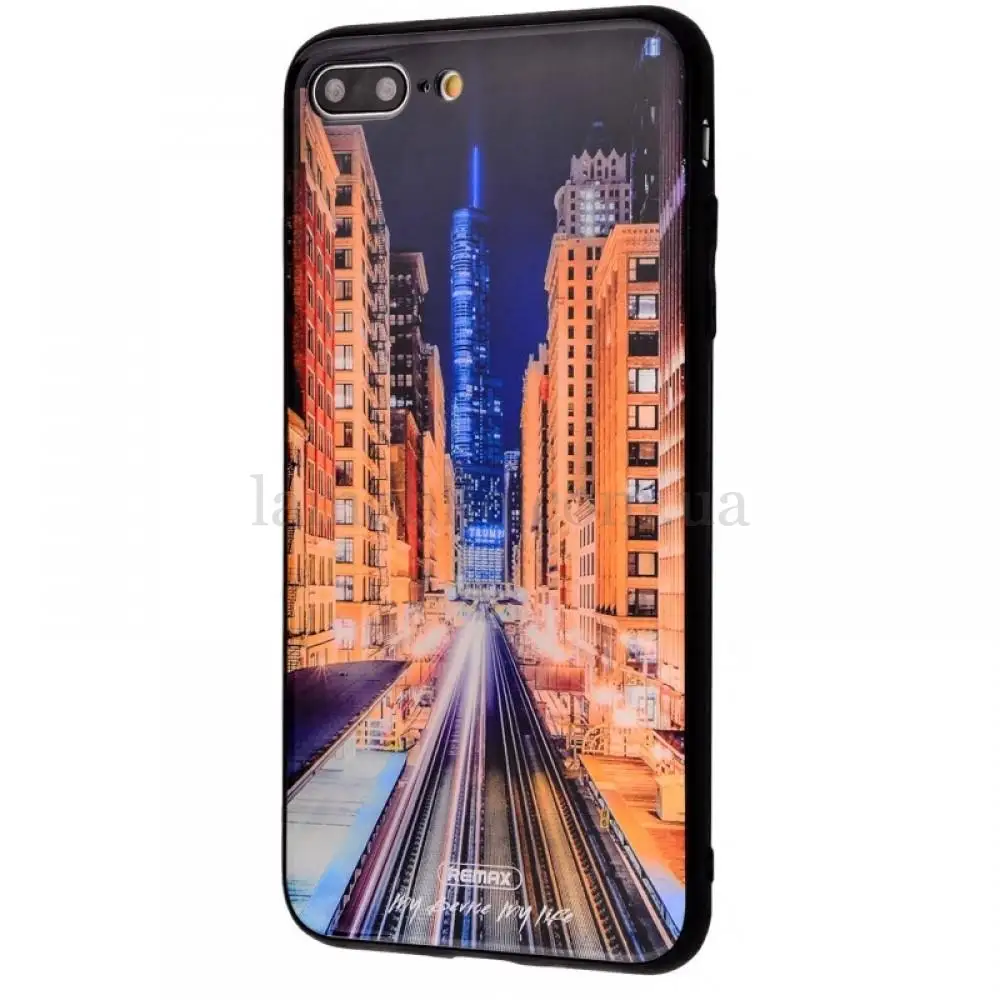 Чохол для iPhone 7 Plus/8 Plus White Knight Pictures Glass (28)