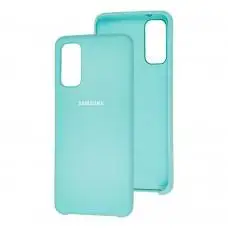 Чехол для Samsung Galaxy S20 (G980) Silky Soft Touch "бирюзовый"