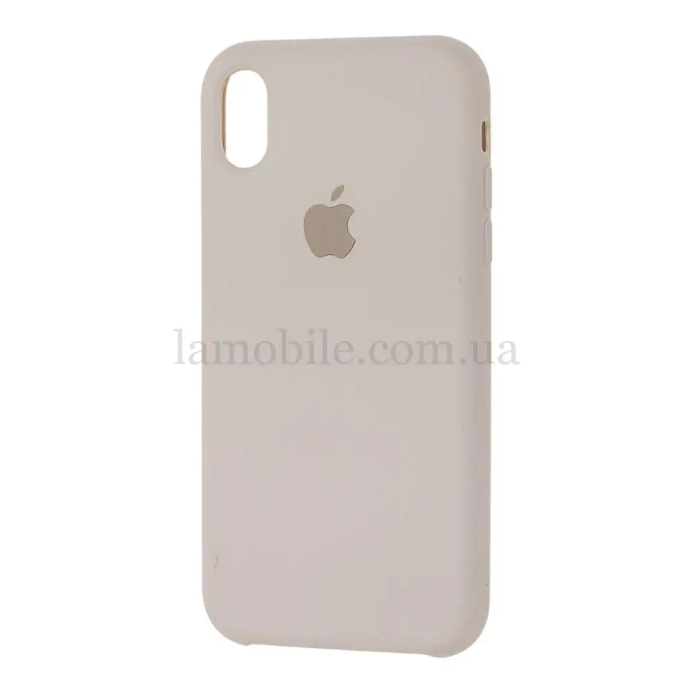Чехол silicone case для iPhone Xr stone 