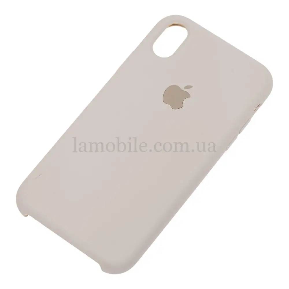 Чехол silicone case для iPhone Xr stone 