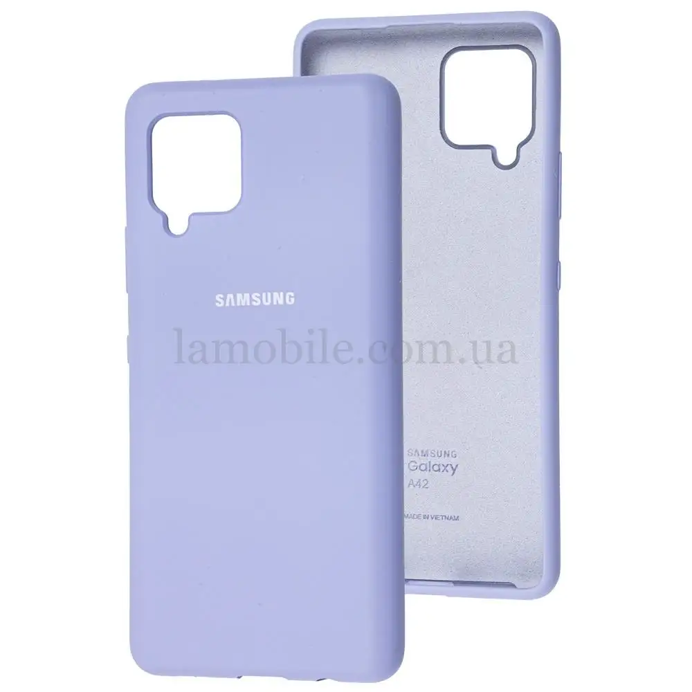 Чохол для Samsung Galaxy A42 (A426) Silicone Full бузковий / dasheen