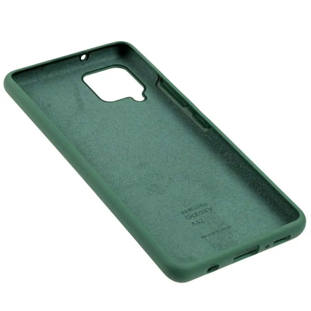 Чохол для Samsung Galaxy A42 (A426) Silicone Full зелений / pine green