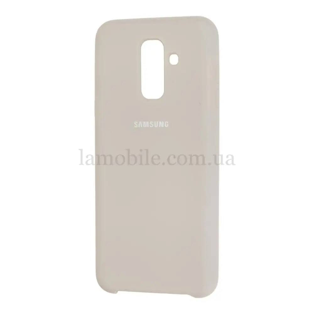 Чехол для Samsung Galaxy A6+ 2018 (A605) Silky Soft Touch серый 