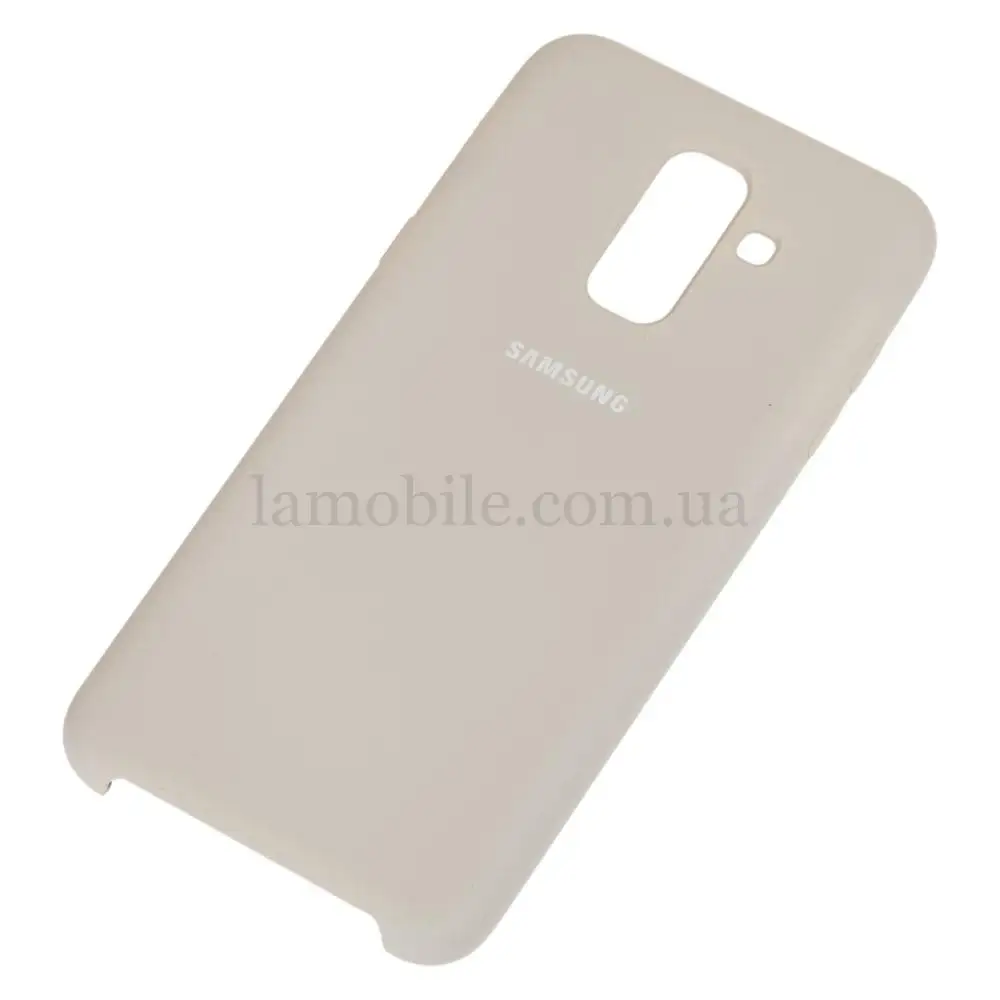 Чехол для Samsung Galaxy A6+ 2018 (A605) Silky Soft Touch серый 