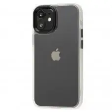 Чохол для iPhone 12 mini Metal Buttons білий
