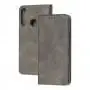 Чехол книжка для Huawei Y6p Black magnet серый