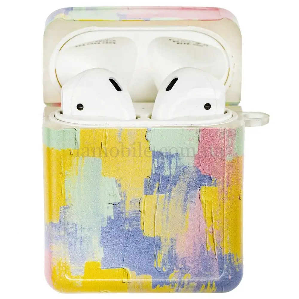 Чехол для AirPods 1/2 Summer Paints blue paint