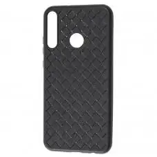 Чехол для Huawei P40 Lite E Weaving case черный