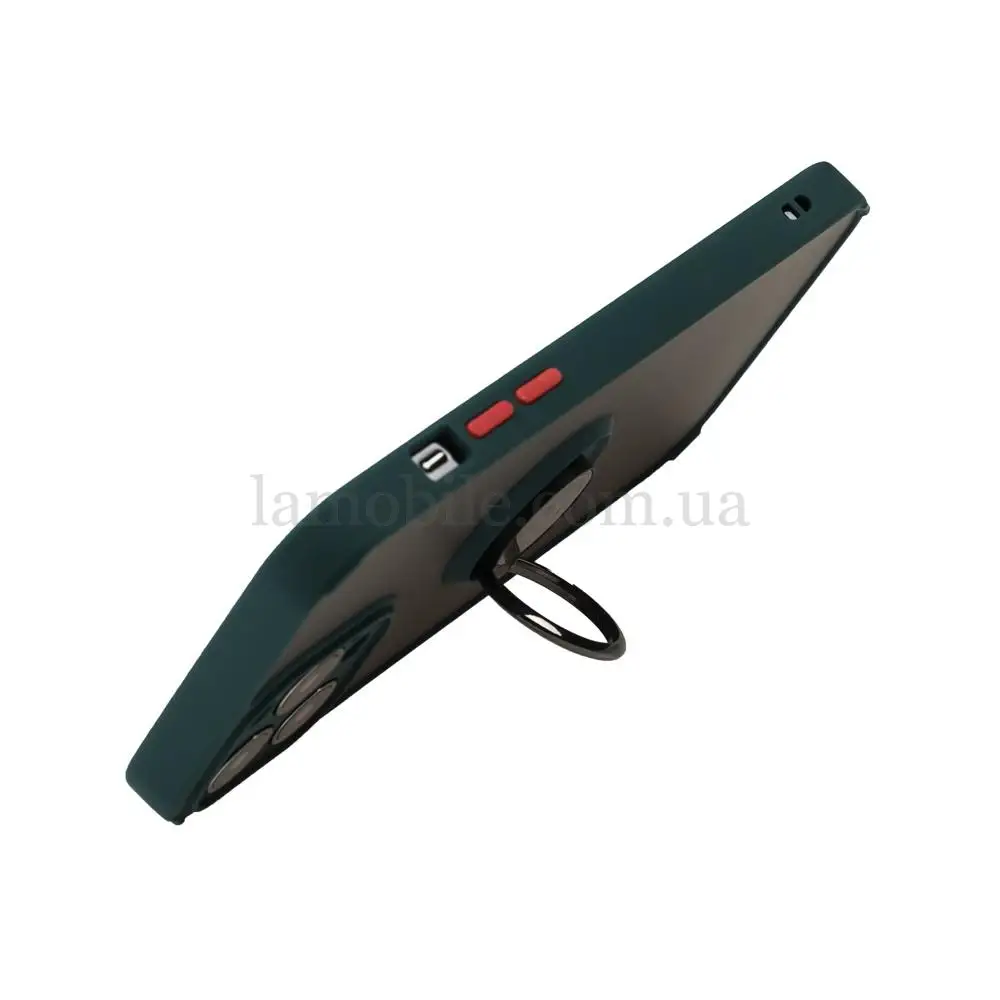 Чохол для iPhone 13 Pro Max LikGus Edging Ring оливковий